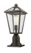 Outdoor Pier Mounted Fixture Z-Lite 579PHMR-533PM-ORB Oil Rubbed Bronze Talbot 1 Light Outdoor Pier Mounted Fixture Z-Lite