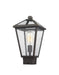 Outdoor Post Mount Fixture Z-Lite 579PHMS-ORB Oil Rubbed Bronze Talbot 1 Light Outdoor Post Mount Fixture Z-Lite