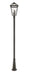 Outdoor Post Mounted Fixture Z-Lite 579PHXLR-519P-ORB Oil Rubbed Bronze Talbot 3 Light Outdoor Post Mounted Fixture Z-Lite