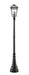 Outdoor Post Mounted Fixture Z-Lite 579PHXLR-564P-ORB Oil Rubbed Bronze Talbot 3 Light Outdoor Post Mounted Fixture Z-Lite