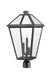 Outdoor Post Mount Fixture Z-Lite 579PHXLR-BK Black Talbot 3 Light Outdoor Post Mount Fixture Z-Lite