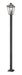 Outdoor Post Mounted Fixture Z-Lite 579PHXLS-536P-BK Black Talbot 3 Light Outdoor Post Mounted Fixture Z-Lite