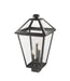 Outdoor Post Mount Fixture Z-Lite 579PHXLS-BK Black Talbot 3 Light Outdoor Post Mount Fixture Z-Lite
