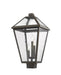 Outdoor Post Mount Fixture Z-Lite 579PHXLS-ORB Oil Rubbed Bronze Talbot 3 Light Outdoor Post Mount Fixture Z-Lite