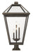 Outdoor Pier Mounted Fixture Z-Lite 579PHXLXR-533PM-ORB Oil Rubbed Bronze Talbot 4 Light Outdoor Pier Mounted Fixture Z-Lite