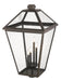 Outdoor Post Mount Fixture Z-Lite 579PHXLXR-ORB Oil Rubbed Bronze Talbot 4 Light Outdoor Post Mount Fixture Z-Lite