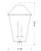 Outdoor Post Mount Fixture Z-Lite 579PHXLXR-ORB Oil Rubbed Bronze Talbot 4 Light Outdoor Post Mount Fixture Z-Lite