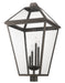Outdoor Post Mount Fixture Z-Lite 579PHXLXR-ORB Oil Rubbed Bronze Talbot 4 Light Outdoor Post Mount Fixture Z-Lite