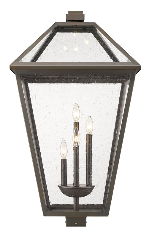 Outdoor Post Mount Fixture Z-Lite 579PHXLXS-ORB Oil Rubbed Bronze Talbot 4 Light Outdoor Post Mount Fixture Z-Lite