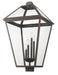 Outdoor Post Mount Fixture Z-Lite 579PHXLXS-ORB Oil Rubbed Bronze Talbot 4 Light Outdoor Post Mount Fixture Z-Lite
