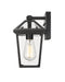 Outdoor Wall Light Z-Lite 579S-BK Black Talbot 1 Light Outdoor Wall Light Z-Lite