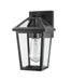 Outdoor Wall Light Z-Lite 579S-BK Black Talbot 1 Light Outdoor Wall Light Z-Lite