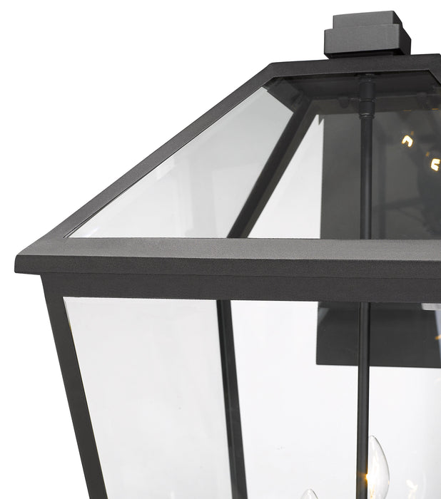 Outdoor Wall Light Z-Lite 579XLX-BK Black Talbot 4 Light Outdoor Wall Light Z-Lite