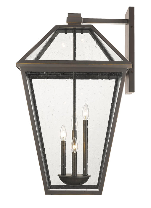 Outdoor Wall Light Z-Lite 579XLX-ORB Oil Rubbed Bronze Talbot 4 Light Outdoor Wall Light Z-Lite