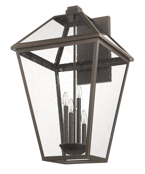 Outdoor Wall Light Z-Lite 579XLX-ORB Oil Rubbed Bronze Talbot 4 Light Outdoor Wall Light Z-Lite