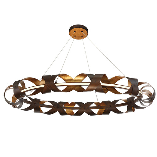 Eurofase 30079-014 Banderia 44" Bronze-Gold Mix LED Chandelier