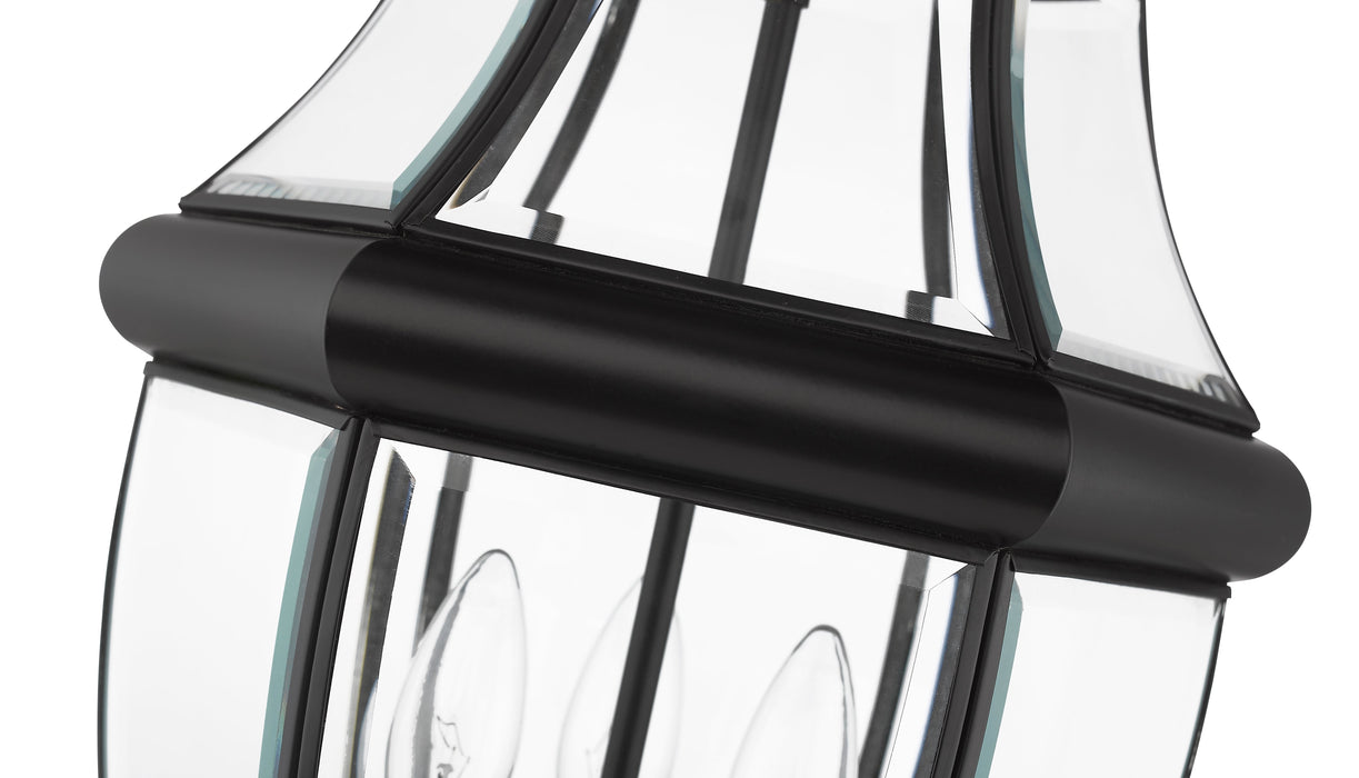 Outdoor Chain Mount Ceiling Fixture Z-Lite 580CHB-BK Black Westover 3 Light Outdoor Chain Mount Ceiling Fixture Z-Lite