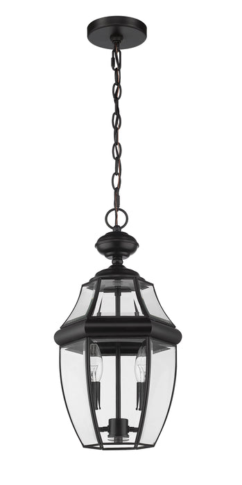 Outdoor Chain Mount Ceiling Fixture Z-Lite 580CHM-BK Black Westover 2 Light Outdoor Chain Mount Ceiling Fixture Z-Lite