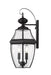 Outdoor Wall Light Z-Lite 580M-BK Black Westover 2 Light Outdoor Wall Light Z-Lite