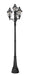 Outdoor Post Mounted Fixture Z-Lite 580PHB-4-564P-BK Black Westover 12 Light Outdoor Post Mount Fixture Z-Lite