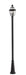 Outdoor Post Mounted Fixture Z-Lite 580PHB-519P-BK Black Westover 3 Light Outdoor Post Mounted Fixture Z-Lite