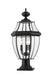 Outdoor Pier Mounted Fixture Z-Lite 580PHB-533PM-BK Black Westover 3 Light Outdoor Pier Mounted Fixture Z-Lite