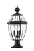 Outdoor Pier Mounted Fixture Z-Lite 580PHB-533PM-BK Black Westover 3 Light Outdoor Pier Mounted Fixture Z-Lite