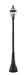 Outdoor Post Mounted Fixture Z-Lite 580PHB-564P-BK Black Westover 3 Light Outdoor Post Mounted Fixture Z-Lite
