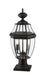 Outdoor Pier Mounted Fixture Z-Lite 580PHM-533PM-BK Black Westover 2 Light Outdoor Pier Mounted Fixture Z-Lite