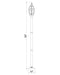 Outdoor Post Mounted Fixture Z-Lite 580PHM-567P-BK Black Westover 2 Light Outdoor Post Mounted Fixture Z-Lite