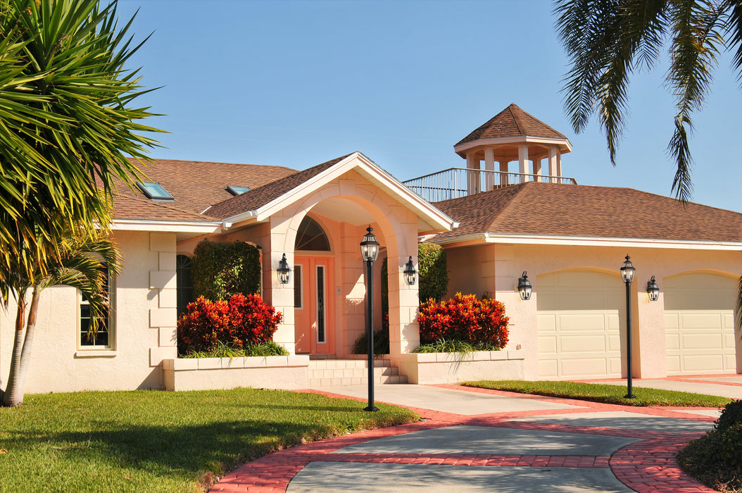 Outdoor Post Mounted Fixture Z-Lite 580PHM-567P-BK Black Westover 2 Light Outdoor Post Mounted Fixture Z-Lite