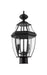 Outdoor Post Mount Fixture Z-Lite 580PHM-BK Black Westover 2 Light Outdoor Post Mount Fixture Z-Lite
