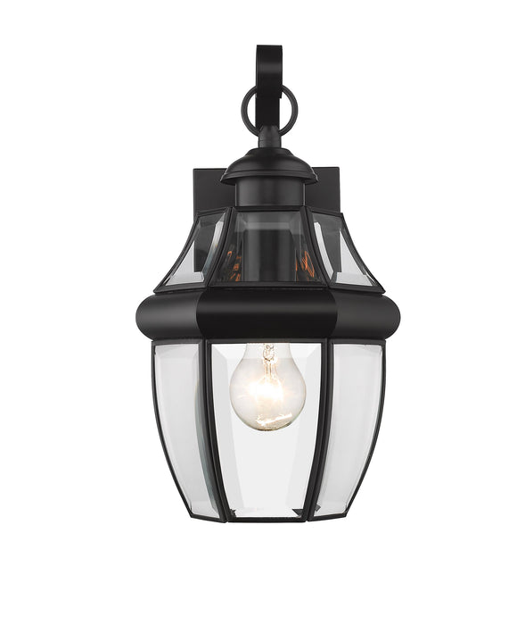 Outdoor Wall Light Z-Lite 580S-BK Black Westover 1 Light Outdoor Wall Light Z-Lite
