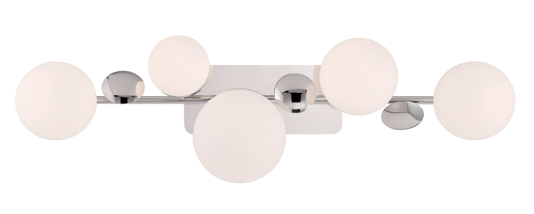 Eurofase 49087-024 Vine 5-Light Polished Nickel LED Vanity Light