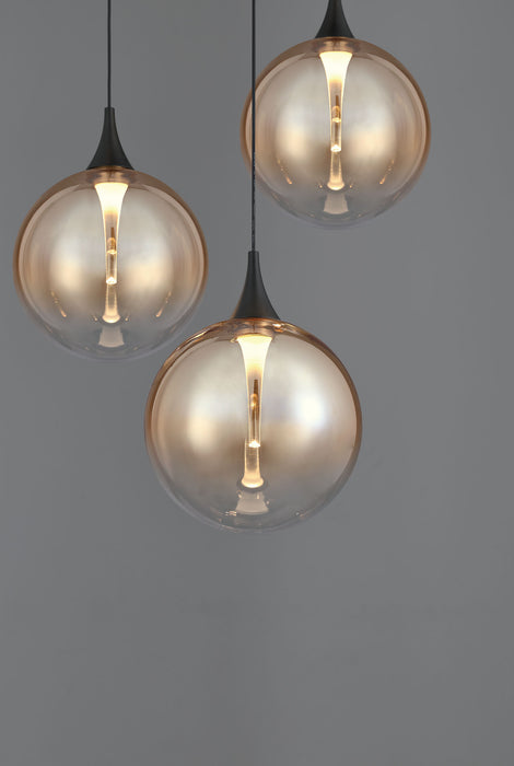 Eurofase 48929-035 Iissa 21" Matte Black LED Chandelier