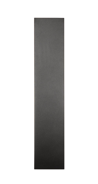Outdoor Wall Light Z-Lite 581B-BK-LED Black Landrum 1 Light Outdoor Wall Light Z-Lite