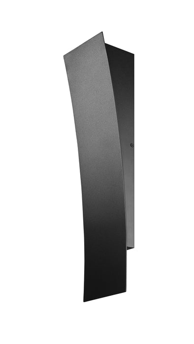 Outdoor Wall Light Z-Lite 581M-BK-LED Black Landrum 1 Light Outdoor Wall Light Z-Lite