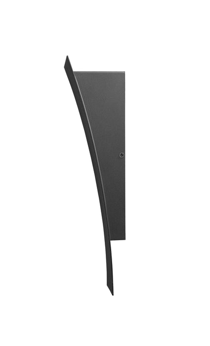 Outdoor Wall Light Z-Lite 581S-BK-LED Black Landrum 1 Light Outdoor Wall Light Z-Lite