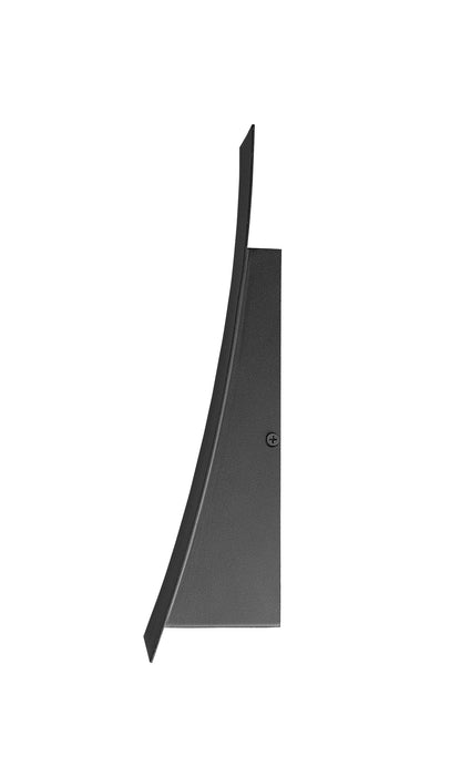 Outdoor Wall Light Z-Lite 581S-BK-LED Black Landrum 1 Light Outdoor Wall Light Z-Lite