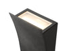 Outdoor Wall Light Z-Lite 582M-BK-LED Black Landrum 2 Light Outdoor Wall Light Z-Lite