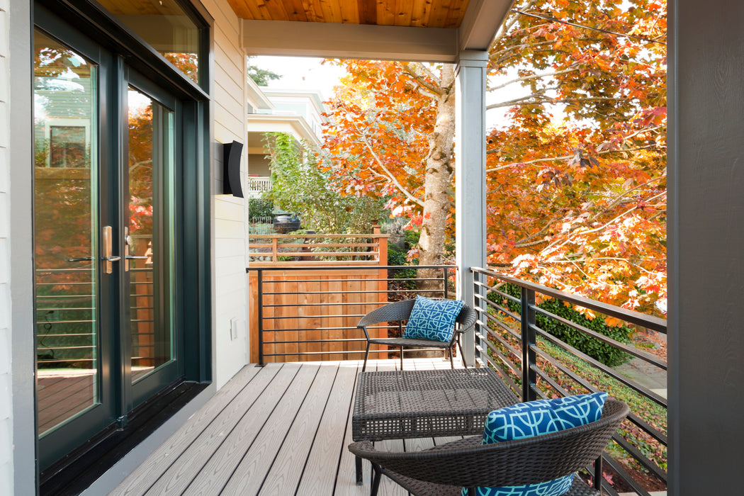 Outdoor Wall Light Z-Lite 582S-BK-LED Black Landrum 2 Light Outdoor Wall Light Z-Lite