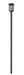 Outdoor Post Mounted Fixture Z-Lite 583PHBR-5009P120-BK Black Brookside 1 Light Outdoor Post Mount Fixture Z-Lite