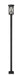 Outdoor Post Mounted Fixture Z-Lite 583PHBS-536P-BK Black Brookside 1 Light Outdoor Post Mounted Fixture Z-Lite