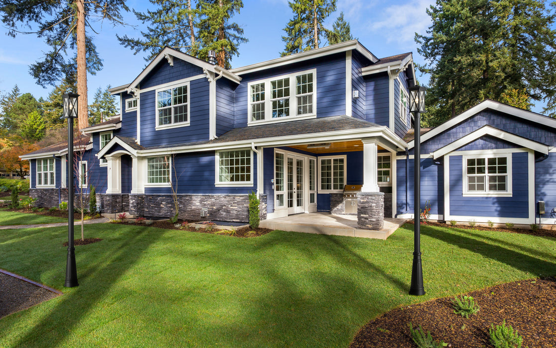 Outdoor Post Mounted Fixture Z-Lite 583PHMR-519P-BK Black Brookside 1 Light Outdoor Post Mounted Fixture Z-Lite