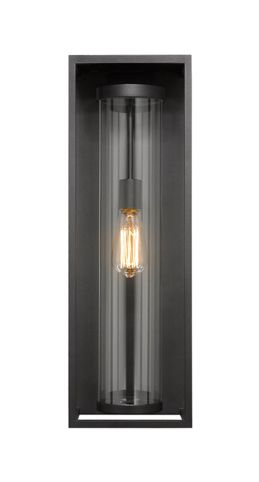 Outdoor Wall Light Z-Lite 584B-BK Black Dunbroch 1 Light Outdoor Wall Light Z-Lite
