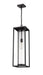 Outdoor Chain Mount Ceiling Fixture Z-Lite 584CHB-BK Black Dunbroch 1 Light Outdoor Chain Mount Ceiling Fixture Z-Lite