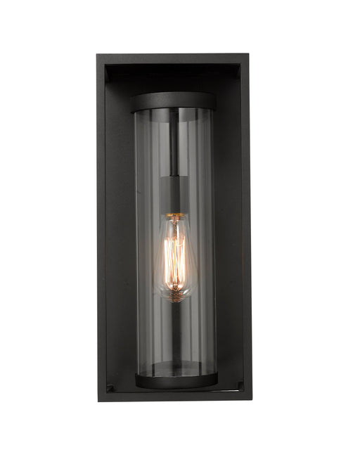 Outdoor Wall Light Z-Lite 584M-BK Black Dunbroch 1 Light Outdoor Wall Light Z-Lite