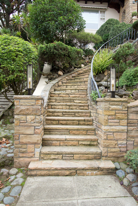 Outdoor Pier Mounted Fixture Z-Lite 584PHBR-553PM-DBZ Deep Bronze + Outdoor Brass Dunbroch 1 Light Outdoor Pier Mounted Fixture Z-Lite