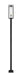 Outdoor Post Mounted Fixture Z-Lite 584PHBS-536P-BK Black Dunbroch 1 Light Outdoor Post Mounted Fixture Z-Lite
