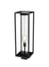 Outdoor Post Mount Fixture Z-Lite 584PHBS-BK Black Dunbroch 1 Light Outdoor Post Mount Fixture Z-Lite